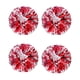thumbnail image 1 of Toystoory Pompones de porristas de plástico de 4 Uds para actuaciones vibrantes, pompones de porristas ligeros y portátiles Animadoras plata roja brillante, 1 of 6