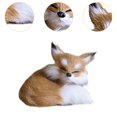 thumbnail image 2 of Juguete de peluche de animal Strade Fareast Limited durmiente simulado Marrón claro, 2 of 8
