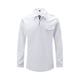 thumbnail image 3 of Blusa y camisa de manga larga con cuello vuelto para hombre, camisa deportiva de color liso con solapa y botones, blusa de poliéster de manga larga con solapa para hombre, 3 of 5