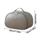 thumbnail image 3 of Bolsa de aislamiento impermeable para estudiantes, bolsa de comida con aislamiento de papel de aluminio, bolsa bento semicircular, bolsa de aislamiento portátil para caja de comida, 3 of 5