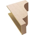 thumbnail image 6 of 10"W x 20"D x 30"H Classic Newport Rough Cedar Woodgrain TimberThane Corbel, Primed Tan, 6 of 6