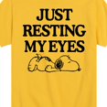 thumbnail image 3 of Peanuts - Resting My Eyes Snoopy - Toddler & Youth Short Sleeve Graphic T-Shirt, 3 of 7