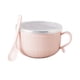 thumbnail image 2 of Pequeño cuenco de sopa aislado resistente a la quemadura | Recipiente térmico para alimentos calientes resistente | Vajilla de cocina portátil y duradera | 1 Cuenco 14x12x9,5 cm | Rosa, Azul, 2 of 6