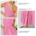 thumbnail image 3 of Vestido de fiesta en la playa, vestido largo bohemio superligero con volantes escalonados, falda fluida, transpirable, opaco, elegante para bodas, fiestas nocturnas LYUMO ropa de mujer, 3 of 6