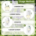 thumbnail image 4 of Plug Ins Refills Air Freshener 6 Pack, Polo Santo, Eucalyptus, Sage, Baby Powder Long Lasting Plug in Refills, Compatible with Air Wick & Glade, 4 of 4