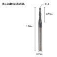 thumbnail image 2 of Scienceny Molino rebanador de acero de tungsteno recubierto, profesional, portátil, fábrica de negocios, fresado Manual de carpintería, accesorios de Kits y herramientas para tallar 1x15mm Scienceny TO010134-04, 2 of 5