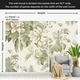 thumbnail image 3 of Floral Wallpaper Wall Mural - Retro Vintage Flowers Cream, 3 of 5