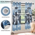 thumbnail image 5 of Blue Monster Truck Blackout Curtains Thermal Insulation 63 inch Grommet for Bedroom Living Room Bathroom Kitchen Windows 2 Pack, 5 of 6