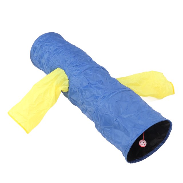 Pequeño Túnel Para Mascotas, Túnel Para Gatos Plegable Portátil De 3 Vías Resistente A Desgarros Interactivo Con Campana Para Conejos Para Interiores Para Cachorros ANGGREK No