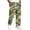 Army Green, variant on GrmtClth Cargo Pants for Men Camo Pattern Straight Leg Elastic Waist Drawstring Multi Side Pockets Outdoor Walking Daily Trousers Army Green S
