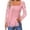 Pink, variant on YDLCAFD Easter Women's Fashion Solid Backless T Shirts Crop Top Casual Long Sleeve Sexy Long Top