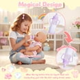 thumbnail image 4 of Chuvikid 20Pcs Baby Doll Accessories Set with Carry Handbag for Storage-Feeding Set,Pacifier,Bottles,Bowl Spoons,Dolls Feeding Kit for Kids Girls Party Gift Aged 3-12, 4 of 8