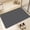 Dark gray, variant on Bath Mat, Non Slip Super Absorbent Quick Dry, Rubber Backing Washable Shower Rug for Bathroom Floor, Tub and Shower Front, Machine Washable, 16x24 Inches
