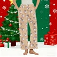 thumbnail image 2 of Lopecy-Sta Women Sleep Pants with Pockets Warm Pajama Sleep Pants for Women Christmas Loungewear Fleece Sleepwear with Pockets, 2 of 6