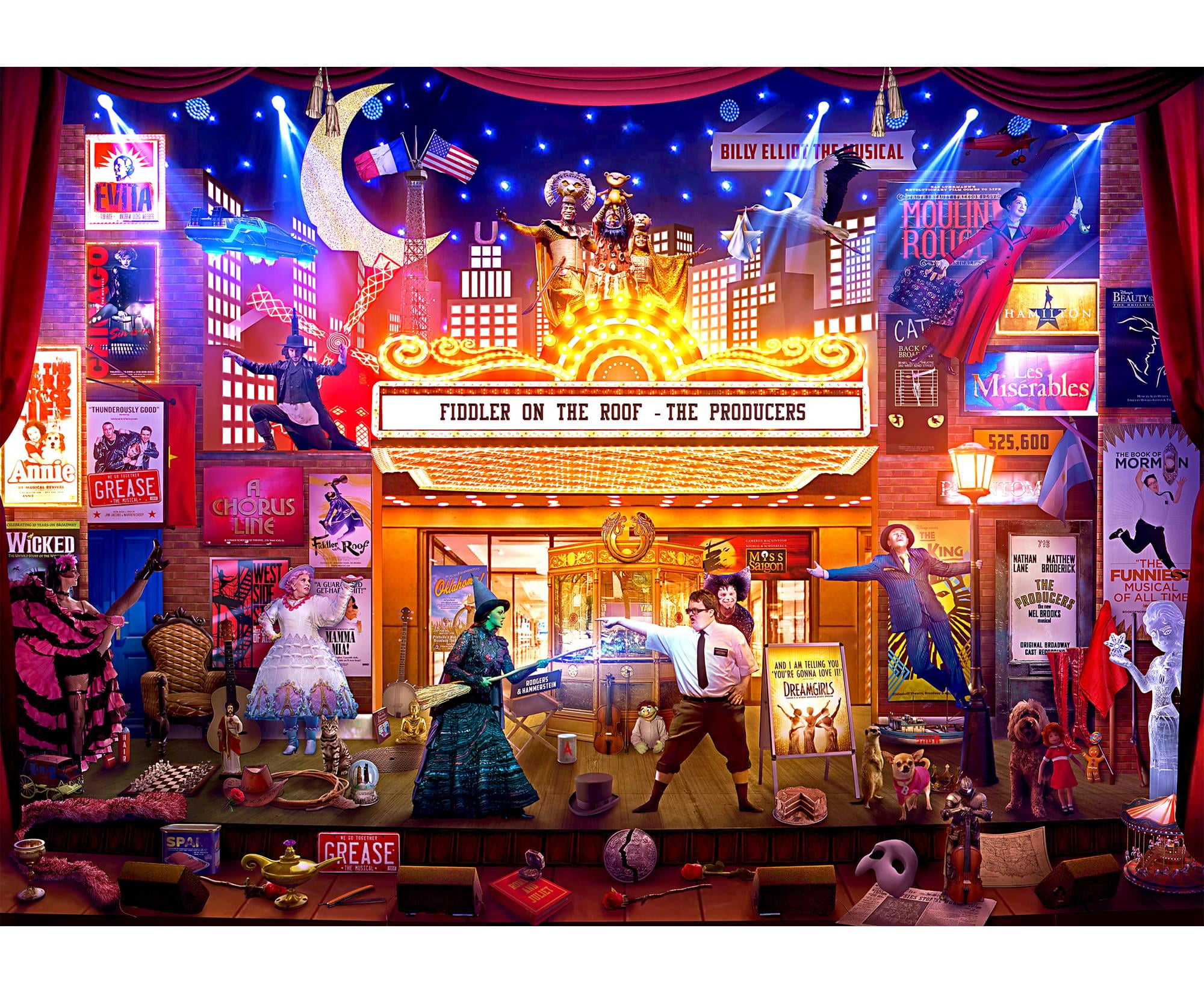 Millennial Dream Room 1000-Piece Jigsaw Puzzle By Rachid Lotf