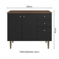 thumbnail image 2 of Gabinete Bajo Cocina Madesa Gourmet 105cm Con Encimera 11, 2 of 10