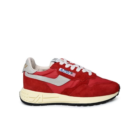 

Autry Woman Autry Red Suede Blend Sneakers