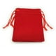 thumbnail image 5 of 50 bolsas de felpa roja de 7 cm con cordón para guardar joyas, bolsas de lujo con cordón para regalo de boda, accesorios para regalo., 5 of 5