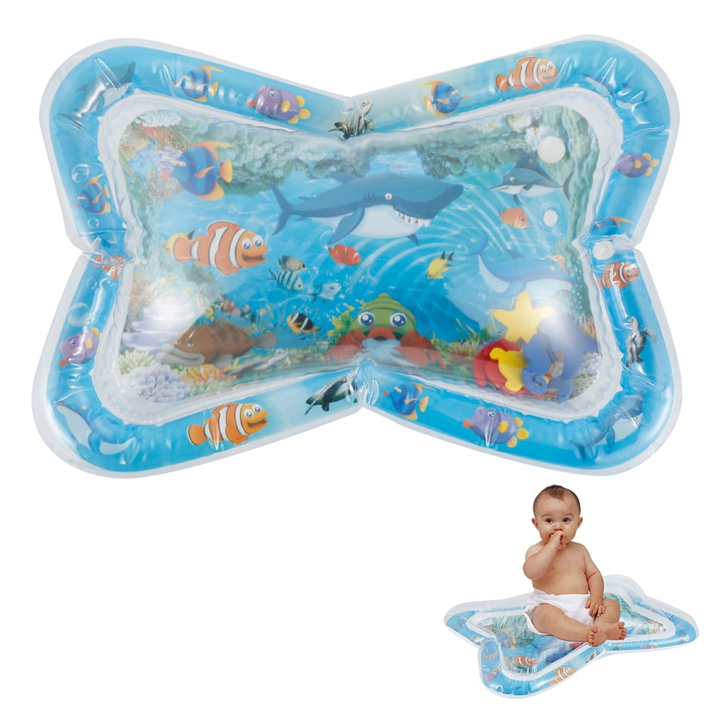 inflatable water tummy time mat