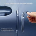 thumbnail image 3 of Naierhg Car Bumper Protector 2/4pcs Car Anti-collision Strip Black Self-adhesive Flexible Reusable Universal Suv Truck Auto Body Door Side Rearview Mirror Clear, 3 of 8