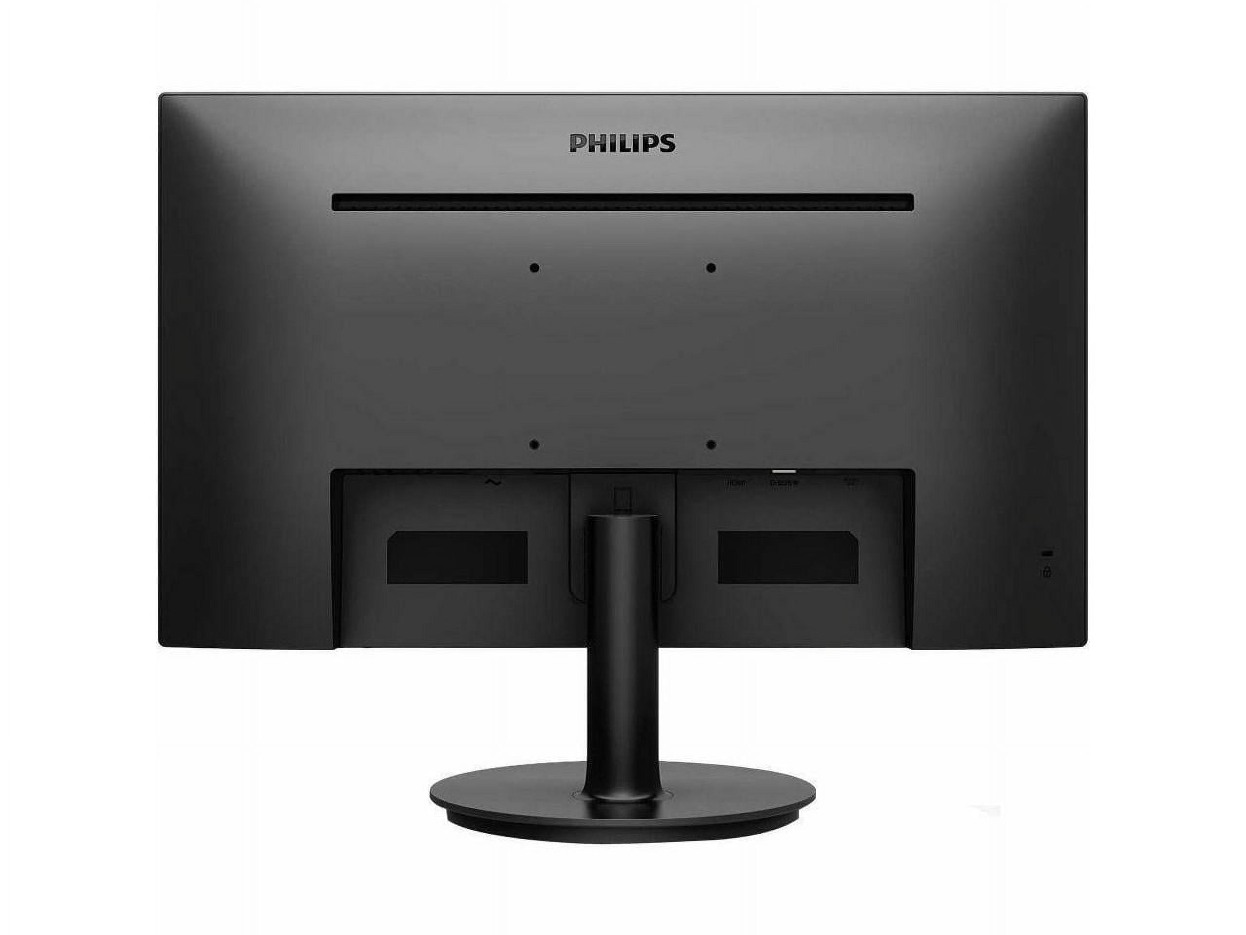 Philips V-line 221V8L 22" Class Full HD LED Monitor - 16:9 - Textured Black - 21.5" Viewable - Vertical Alignment (VA) - WLED Backlight - 1920 x 1080 - 16.7 Million Colors - Adaptive Sync - 250 Nit...
