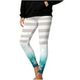 thumbnail image 2 of Gamivast Holiday Christmas Leggings for Women Stretchy Ankle Length Pull on Snowflake Leggings Workout High Waited Running Yoga Pants Funny Christmas Clothing, 2 of 6