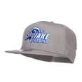 thumbnail image 2 of Wake Boarding Embroidered Flat Bill Cap - Grey OSFM, 2 of 5