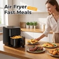 thumbnail image 7 of 3.17 QT Digital Air Fryer - Compact 3QT Small Air Fryer, 800W - Black, 7 of 7