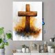 thumbnail image 4 of Qisvanset 12x16 Inch Jesus Love Quote Canvas Wall Art, Faith Decor Baptism Religious Wall Art Gift, 4 of 8