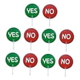 thumbnail image 4 of Yinanstore 10 Pieces Classroom Voting Paddles Handheld Judging Paddles for Home Student yes or no, 4 of 8