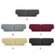 thumbnail image 3 of Ounissouiy 2 pack/lote funda protectora de cojín en T elástica para respaldo de sofá, ajuste moderno y Universal, suave Decoración del hogar Vino rojo, 3 of 6