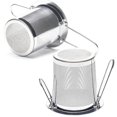 thumbnail image 1 of Paquete De 2 Coladores De Té, Cesta De Infusor De Té De Acero Inoxidable Sentada En Tazas, Infusores De Té para Té Suelto, Difusor De Té De Malla Fina Coladores De Té De Mango Largo, 1 of 5