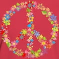 thumbnail image 3 of CafePress - Peace Sign Flowers T Shirt - Women's Traditional Fit Dark T-Shirt, 3 of 4