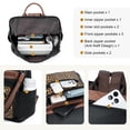 thumbnail image 3 of Mochila Telena, bolsa de viaje de piel vegana para mujer, 3 of 7