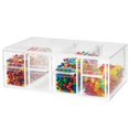 thumbnail image 1 of Cal Mil 393 Distributeur de Garnitures&44; 4 Tiroirs - Effacer, 1 of 1