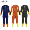 thumbnail image 3 of Soidarity DIVE SAIL Neopreno Niños Traje de buceo Cuello 2.5mm UPF 50 Mantener caliente Deportes acuáticos Snorkeling Playa Jugar Traje de Deportes acuáticos Azul oscuro S Soidarity OD003304-06, 3 of 6