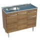 thumbnail image 1 of Gabinete Bajo de Cocina Madesa Emilly 105cm Con Tarja Acero Inoxidable, 1 of 10