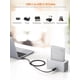 thumbnail image 4 of Cable USB 3.1 c a USB b CableCreation Negro 1.2m 10 Gbps para Impresora y Disco Duro, 4 of 8