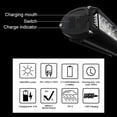 thumbnail image 3 of Faro de bicicleta Irfora Luz brillante para bicicleta, recargable por USB, para manillar de bicicleta, luz delantera para bicicleta de montaña o de carretera, resistente al agua, lámpara de segur Irfora Faro de bicicleta, 3 of 7