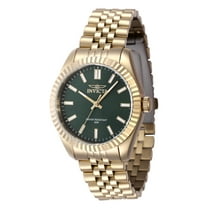 Invicta 47505 Women's Specialty Green Dial Yellow Gold Case Watch