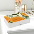 thumbnail image 6 of Cantaloupe Earring Organizer Jewelry Box with Removable Compartment and Portable Design, 6 of 6