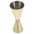 thumbnail image 1 of GOOHOCHY Jigger japonés doble para coctelería, vaso medidor de acero inoxidable para cócteles, medidor de tragos con marcas interiores (30 ml/60 ml), 1 of 8