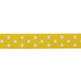 thumbnail image 3 of Gwen Studios 1.5" Yellow with White Dots Grosgrain Ribbon, 3 Yards, 3 of 7