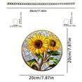 thumbnail image 3 of QTOCIO Sunflower Flower Decoration 2D Flat Window Corridor Decoration, 3 of 4