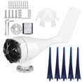 thumbnail image 2 of Generador de viento de cuchillas, pequeño generador de viento de 800 W, kit de turbinas eólicas, piezas de energía eólica, diseño elevado, 2 of 8