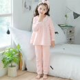 thumbnail image 2 of Ropa de casa de lana Coral para otoño e invierno, pijama de franela cálida de manga larga, conjunto de ropa de dormir con estampado bonito para niña, regalo de Navidad, 2 of 4
