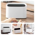thumbnail image 4 of WRITWAA Office Wastebasket Sleek Shape Multi-functional Use Pp Material For Vanity Table 1Pcs, 4 of 7
