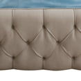 thumbnail image 3 of Cama Individual Beige Diseño Elegante Capitoneada, 3 of 5