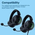 thumbnail image 4 of czcpp-Ear Pads Replacement for Razer Kraken V3 / Razer Kraken V3 Pro Gaming Headset by - Ice Silk Cooling Ear Pad Cushions - Earpads Replacement - Black, 4 of 4