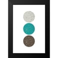 thumbnail image 2 of Urban Epiphany 11x14 Black Modern Framed Museum Art Print Titled - Beige Mint Geometric 1, 2 of 5